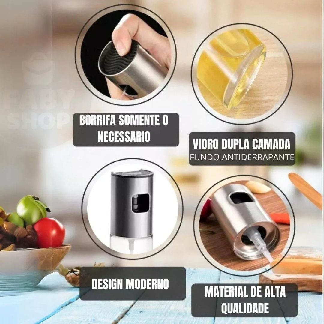 Spray Borrifador de Vidro para Azeite e Vinagre (100ml)