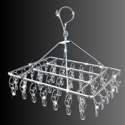 Varal em Inox Prático e Retrátil