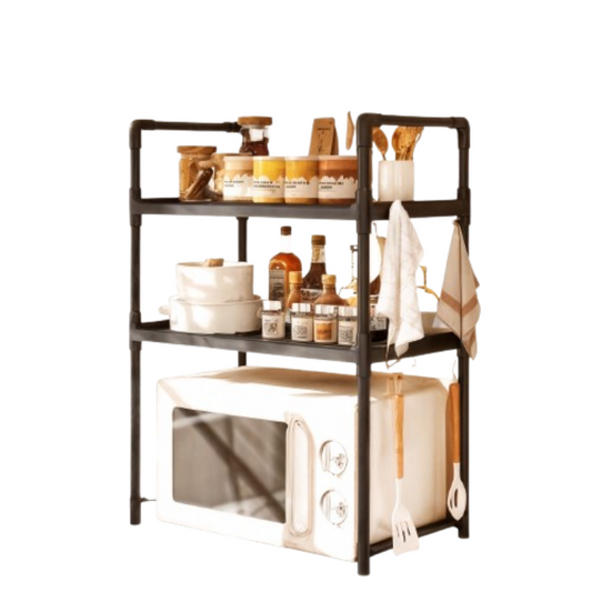 Organizador de Bancada Multifuncional com 2 Andares para Cozinha