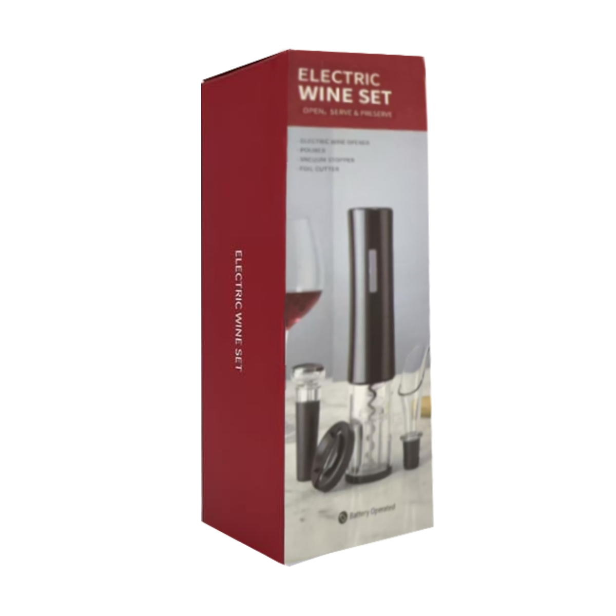 Kit Noite de Vinhos e Frios: Tábua com Espátulas + Abridor Elétrico