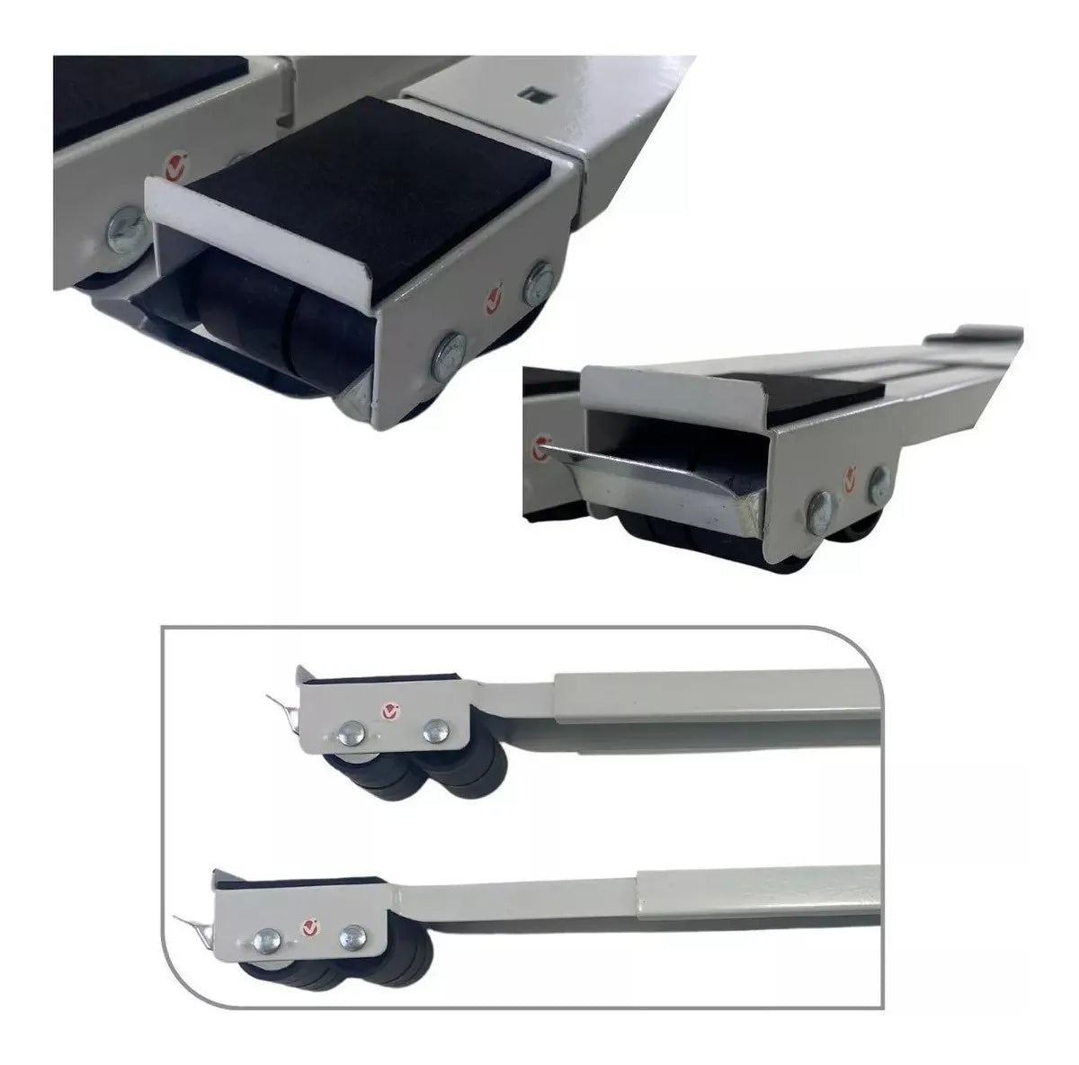 Base Móvel Ajustável para Geladeira, Fogão e Móveis (Suporta 200kg)