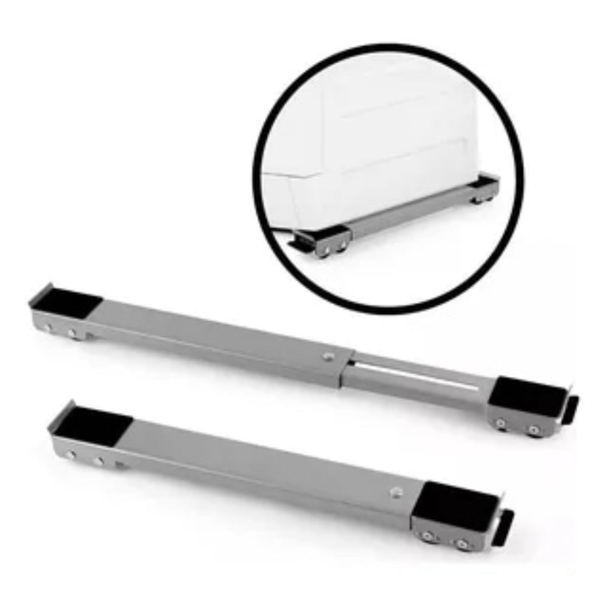 Base Móvel Ajustável para Geladeira, Fogão e Móveis (Suporta 200kg)