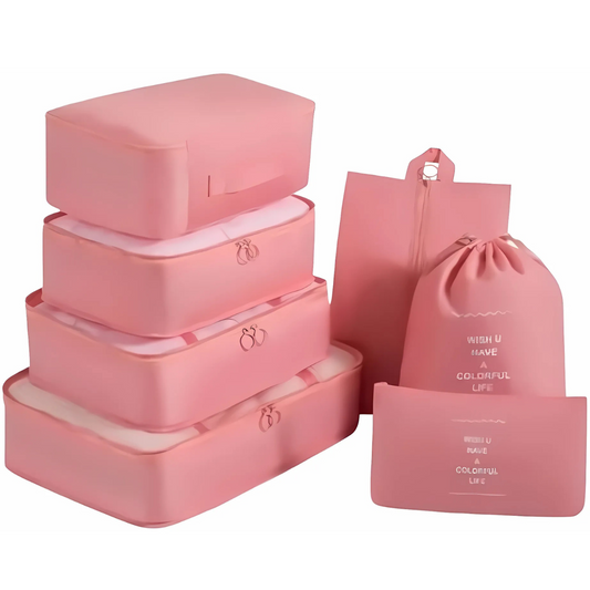 Kit Organizador de Mala para Viagem (7 Peças)