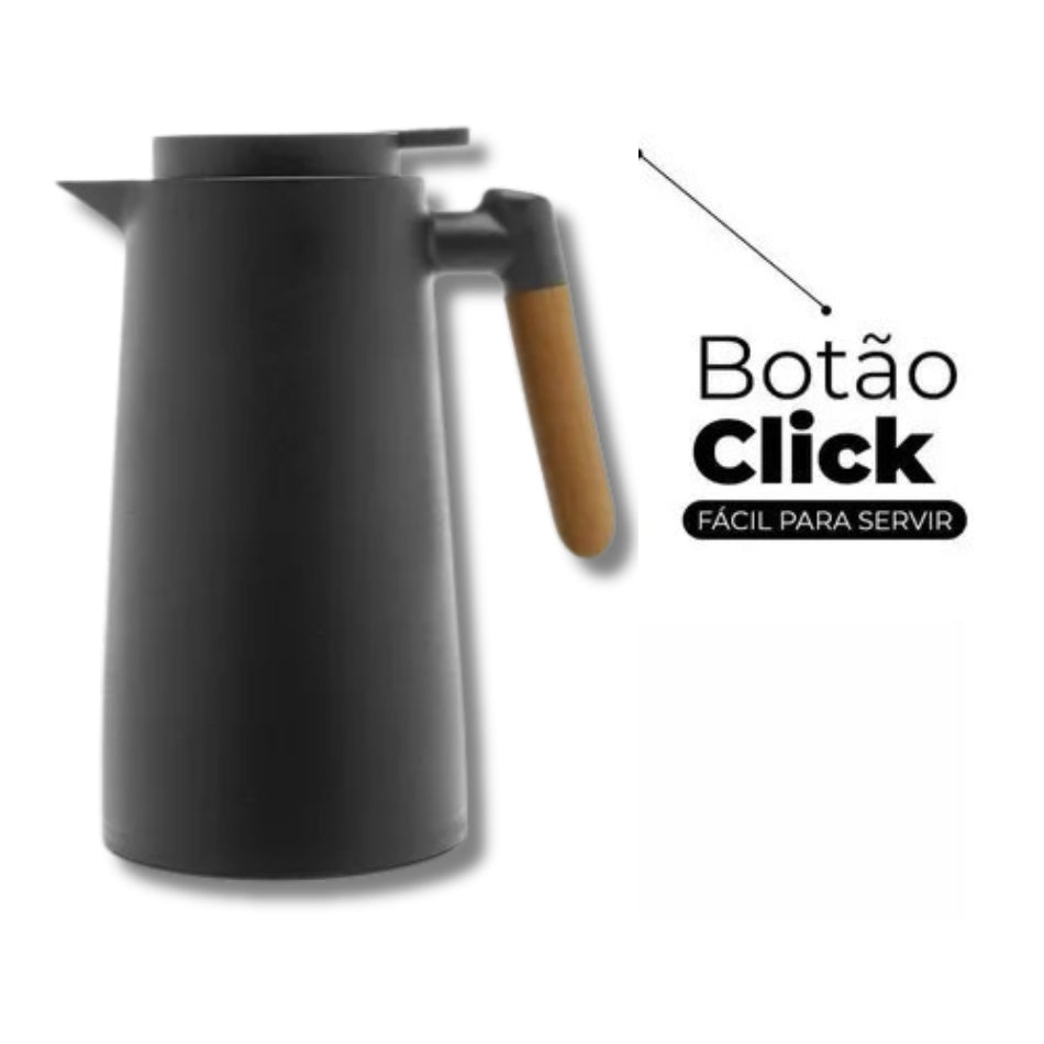 Garrafa Térmica Inteligente 1 Litro com Termômetro Digital LED